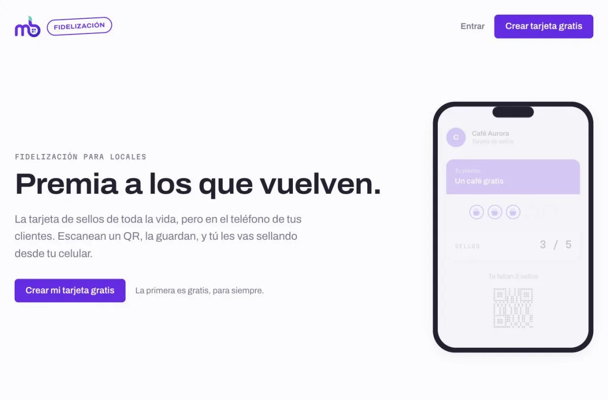 Captura de pantalla de Fidelización