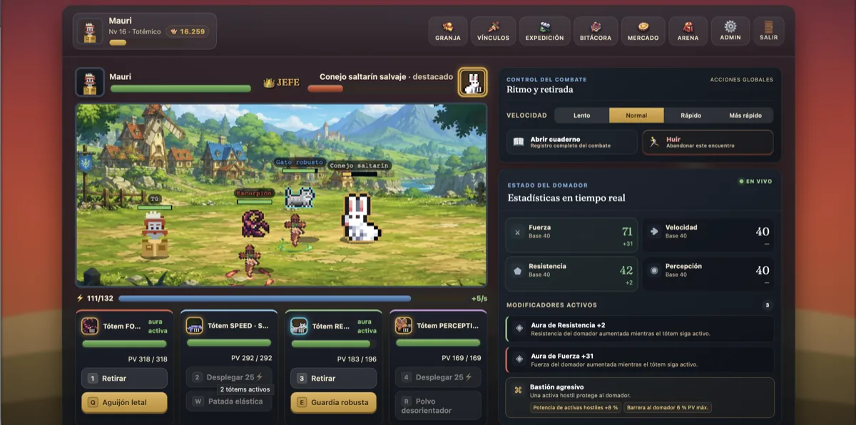Captura de pantalla de Domadores